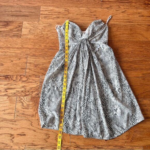 Zimmermann Monochrome Snake Print Mini Dress - Picture 12 of 16